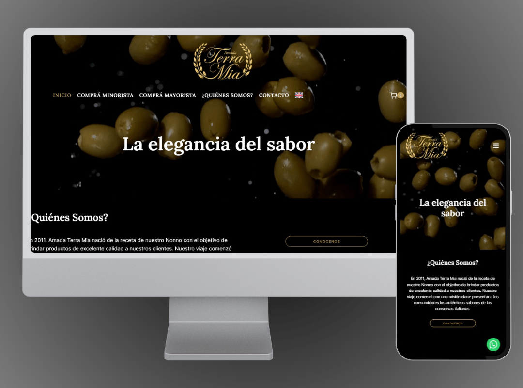 Mockup - Amada terra mia